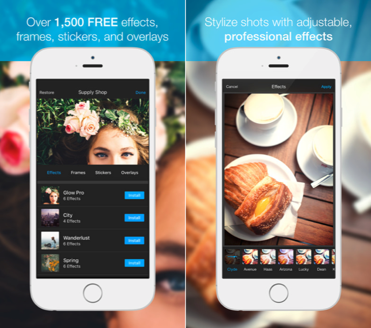 what are the best free photo editing apps for iphone